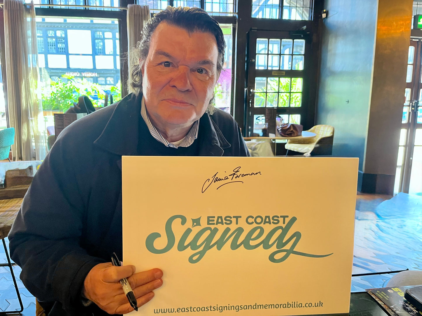Jamie Foreman signed A3 Rise of the foot solider The Pat Tate Story poster