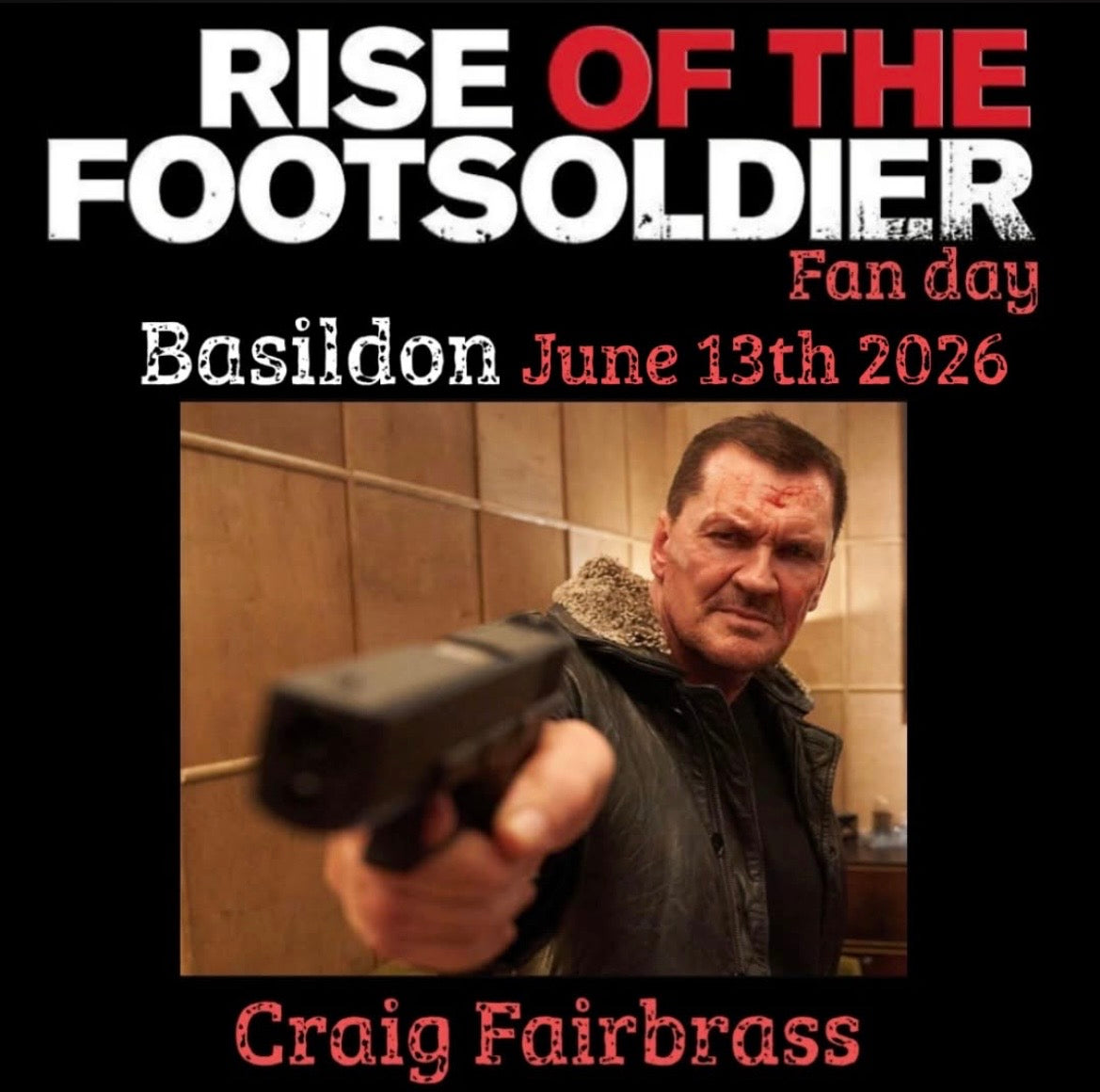 Craig Fairbrass Autograph Send In (Pre Order)