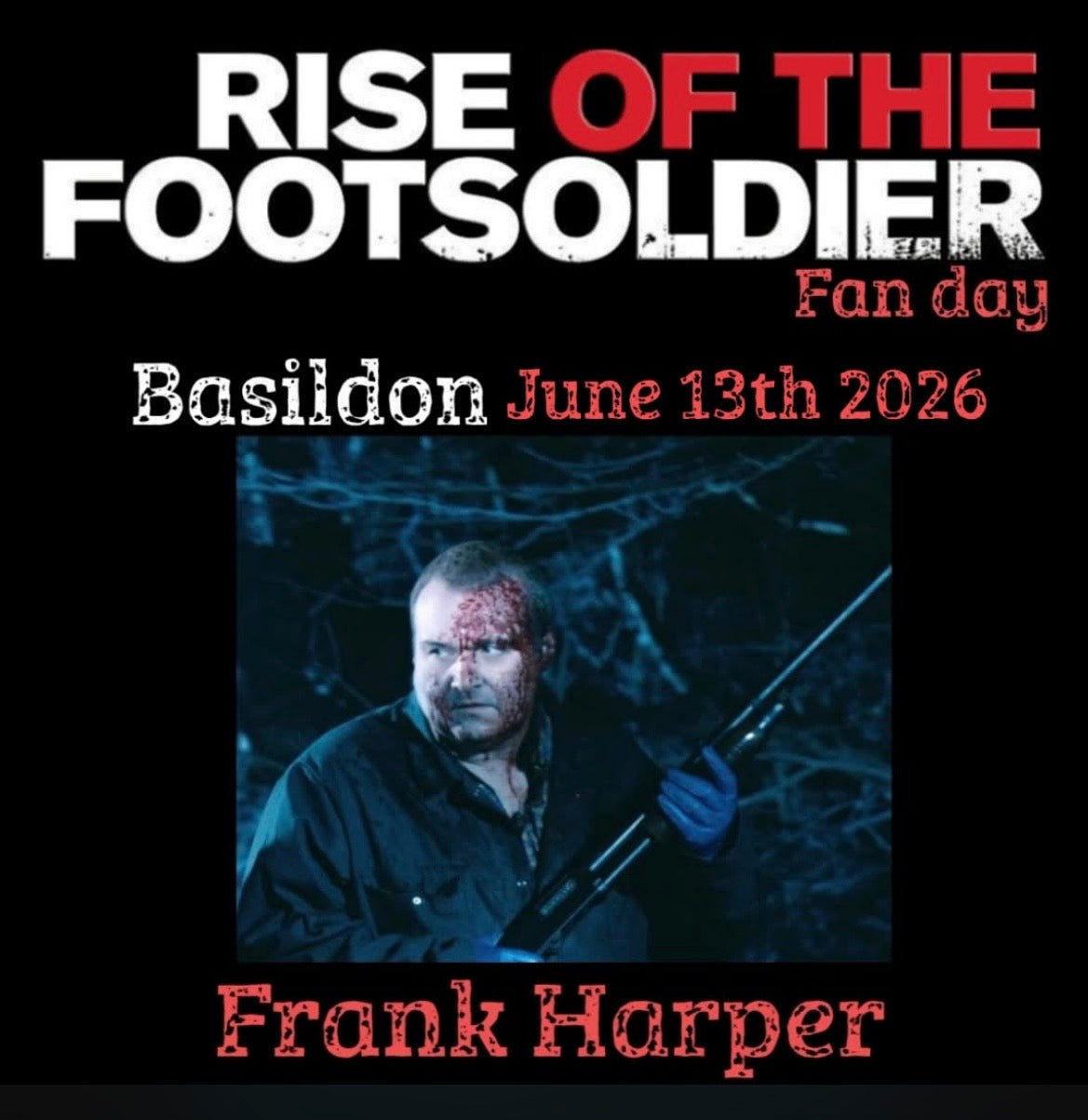 Frank Harper Autograph Send In (Pre Order)