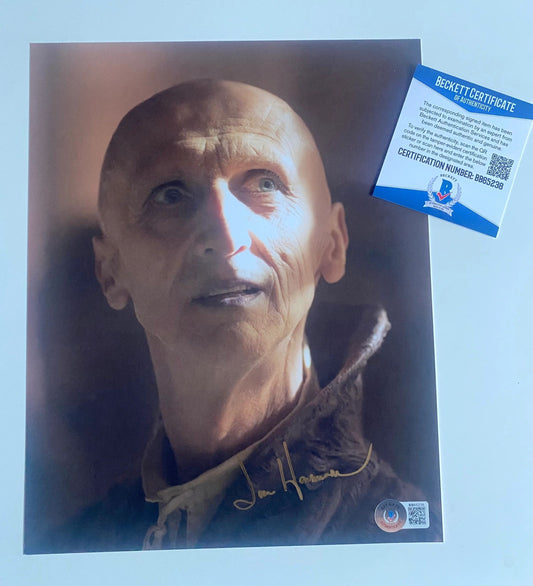 Ian Hanmore Game of thrones signed 8x10 with Beckett Authenticated