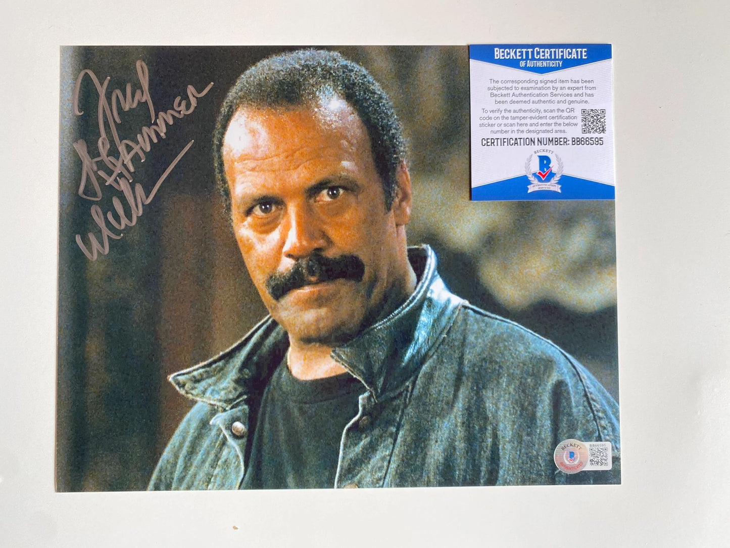 Fred Williamson - From Dusk Till Dawn Signed 10x8 Beckett Authentication