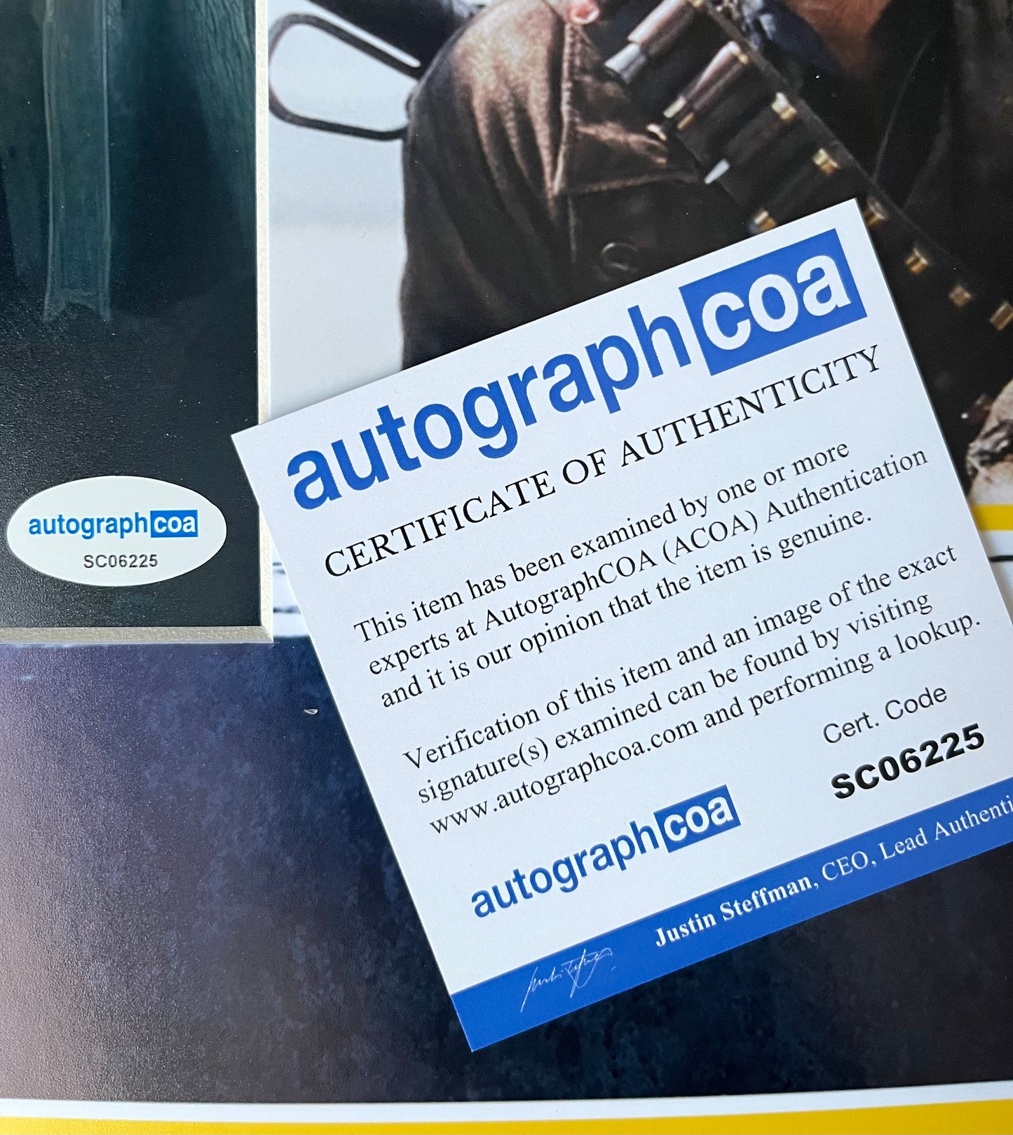 Walton Goggins signed and Mounted 11x14 Photo Fallout Photo ACOA Authentication