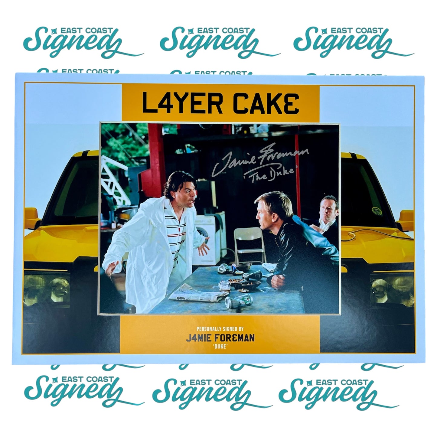 Jamie Foreman Mounted and signed 8x10 Layer Cake Photo