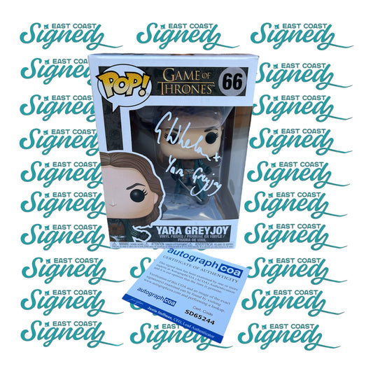 Gemma Whelan signed Game of Thrones Yara Greyjoy Funko Pop #66