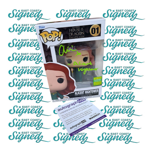 Olivia cooke signed House of the Dragon Alicent hightower Funko pop #01