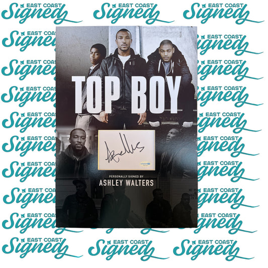 Ashley Walters signed Whit Card Top Boy bespoke mount ACOA Authentication