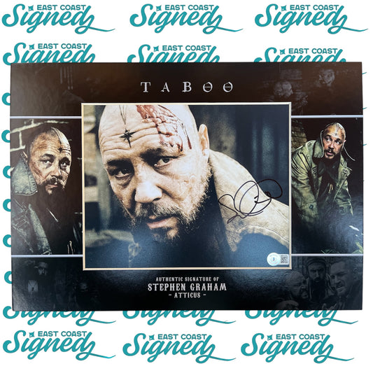 Stephen Graham - Atticus Taboo Signed 10x8 photo in Bespoke Mount with Beckett Authentication