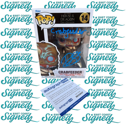 Daniel Scott -Smith signed House of the Dragon Crabfeeder Funko pop #14