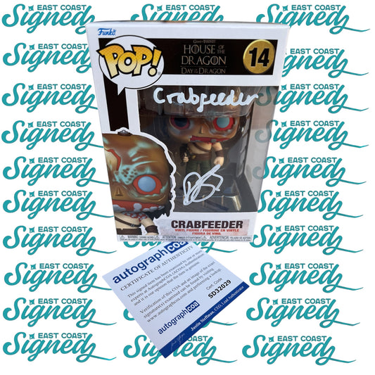 Daniel Scott -Smith signed House of the Dragon Crabfeeder Funko pop #14