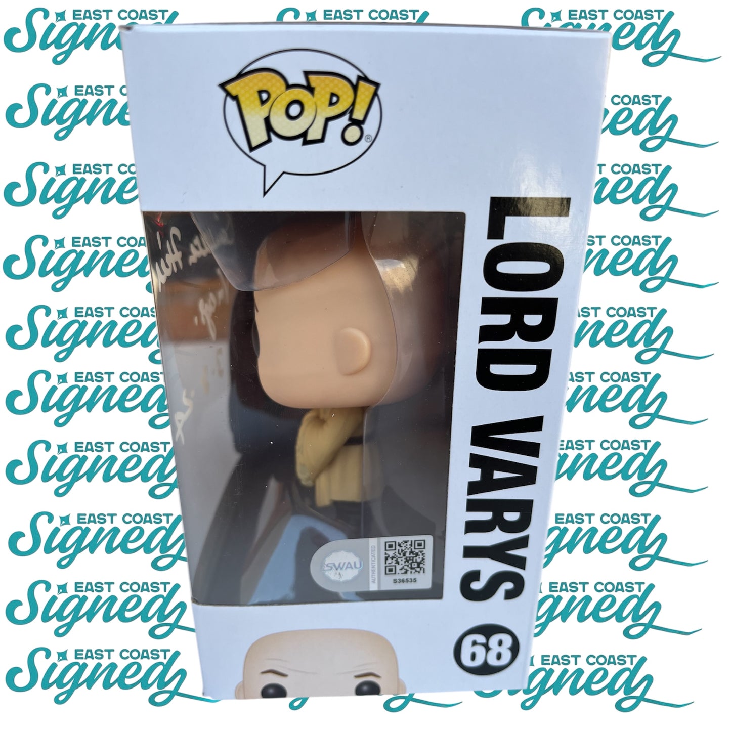 Conleth hill signed Game of Thrones Lord Varys Funko Pop #68