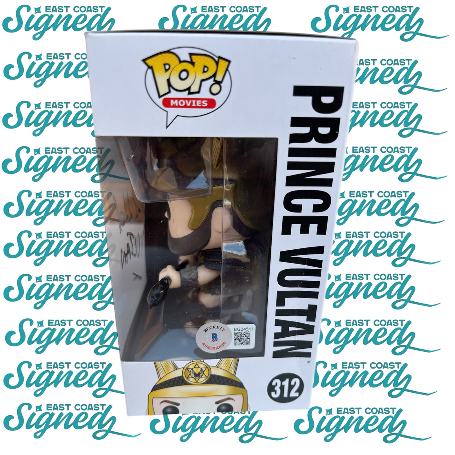 Brian blessed Signed Prince Vultan Flash Gordon Funko Pop #312
