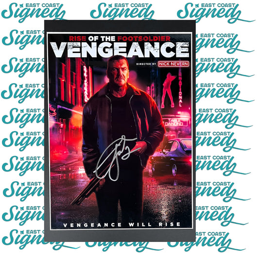Rise of the Footsoldier Vengeance signed Craig Fairbrass poster Mounted