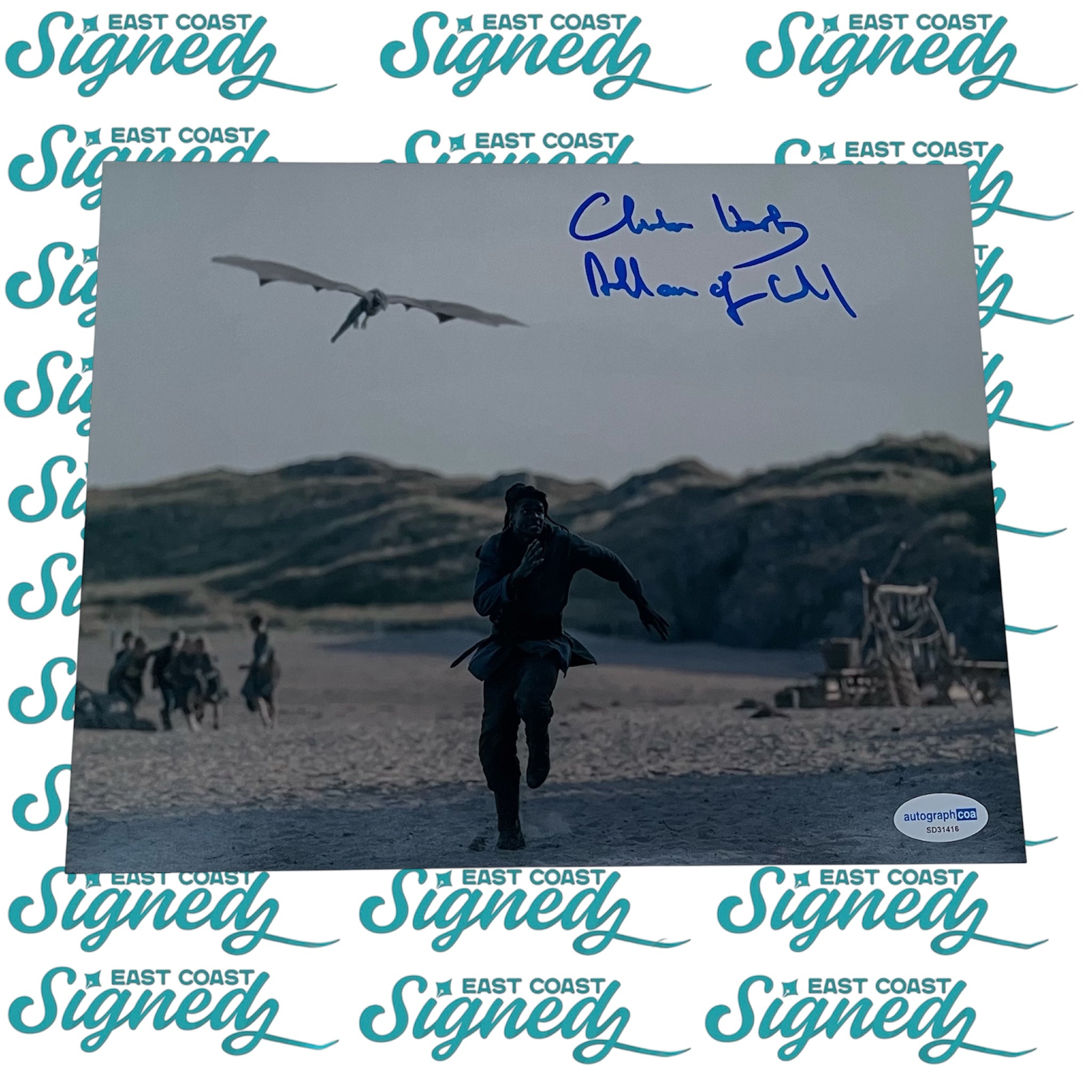 Clinton Liberty Signed House of the Dragon 10x8 photo with ACOA Authen ...