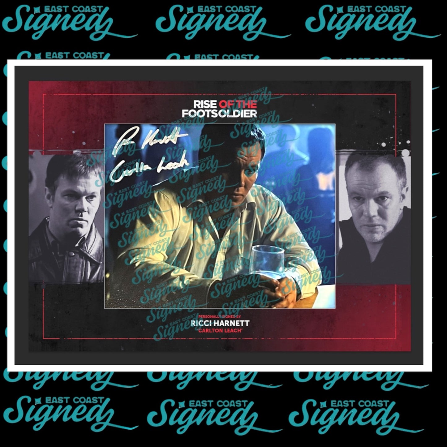 Rise of the Footsoldier signed  Ricci Harnett 8x10 photo mounted with ACOA Authentication
