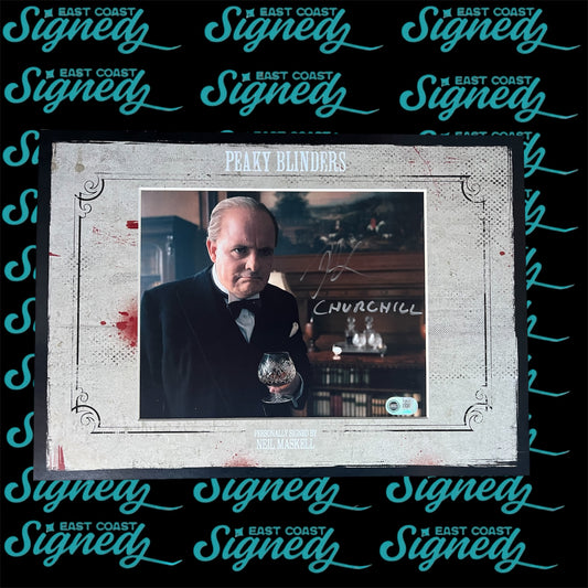 Neil Maskell signed Peaky Blinders 8x10 photo in bespoke A3 Mount design ACG Authentication