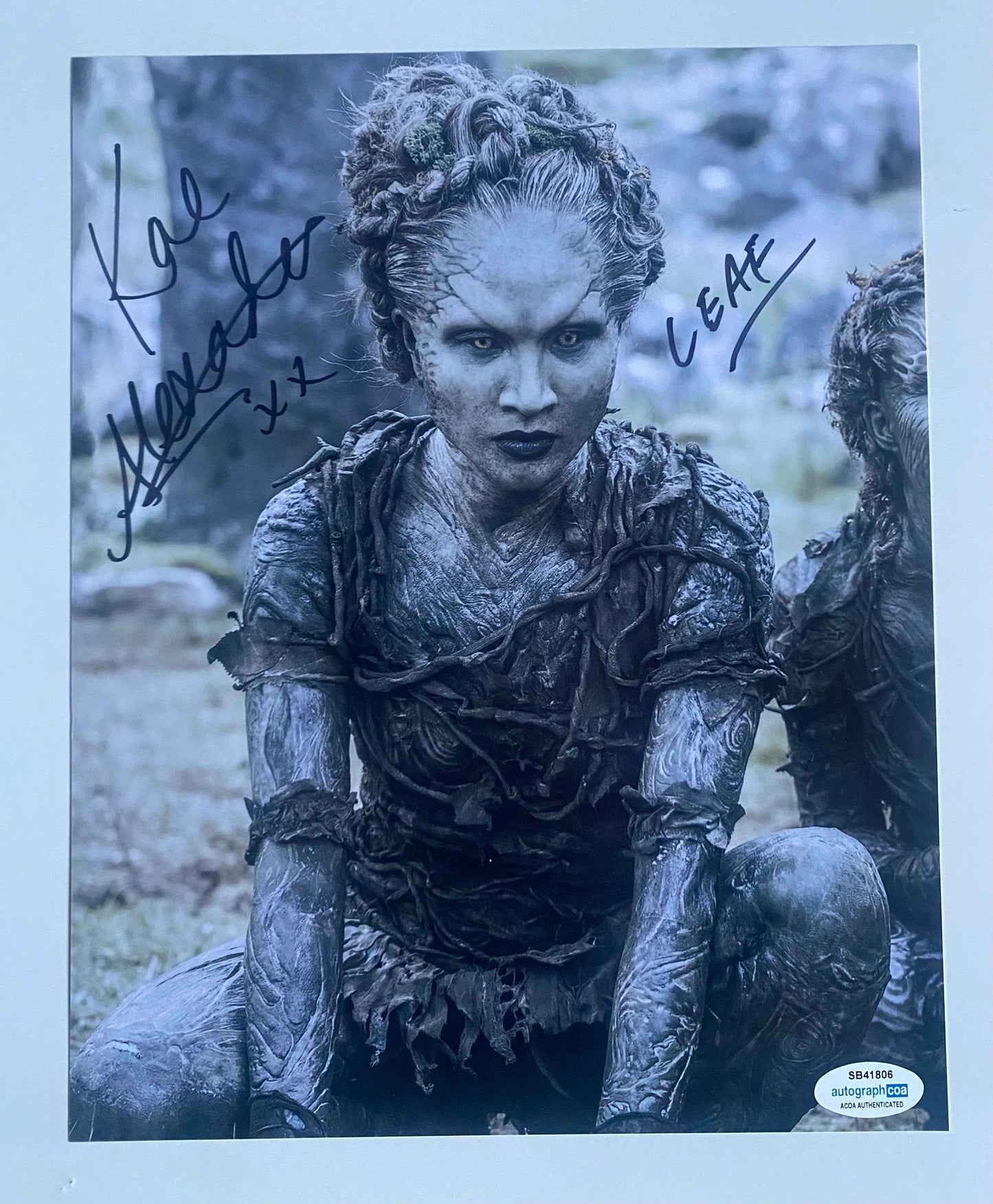 Kae Alexander Game of thrones signed 8x10 - ACOA Authenticated