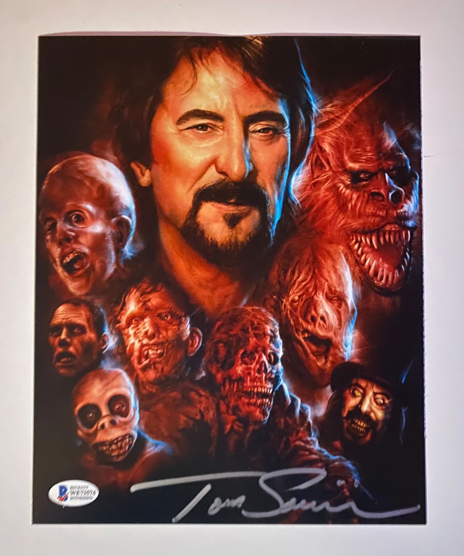 Tony Savini - signed 8x10 - Beckett Authenticated