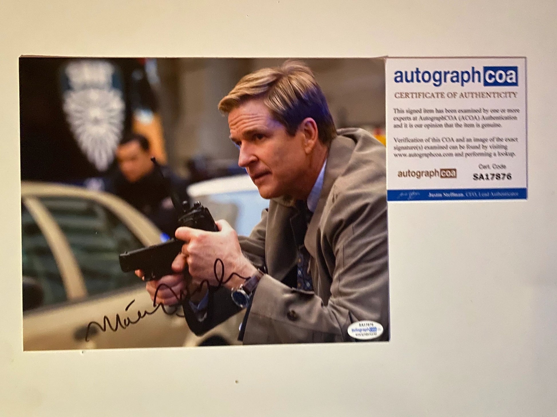 Matthew Modine - The Dark Knight Rises signed 10x8 - ACOA Authenticated